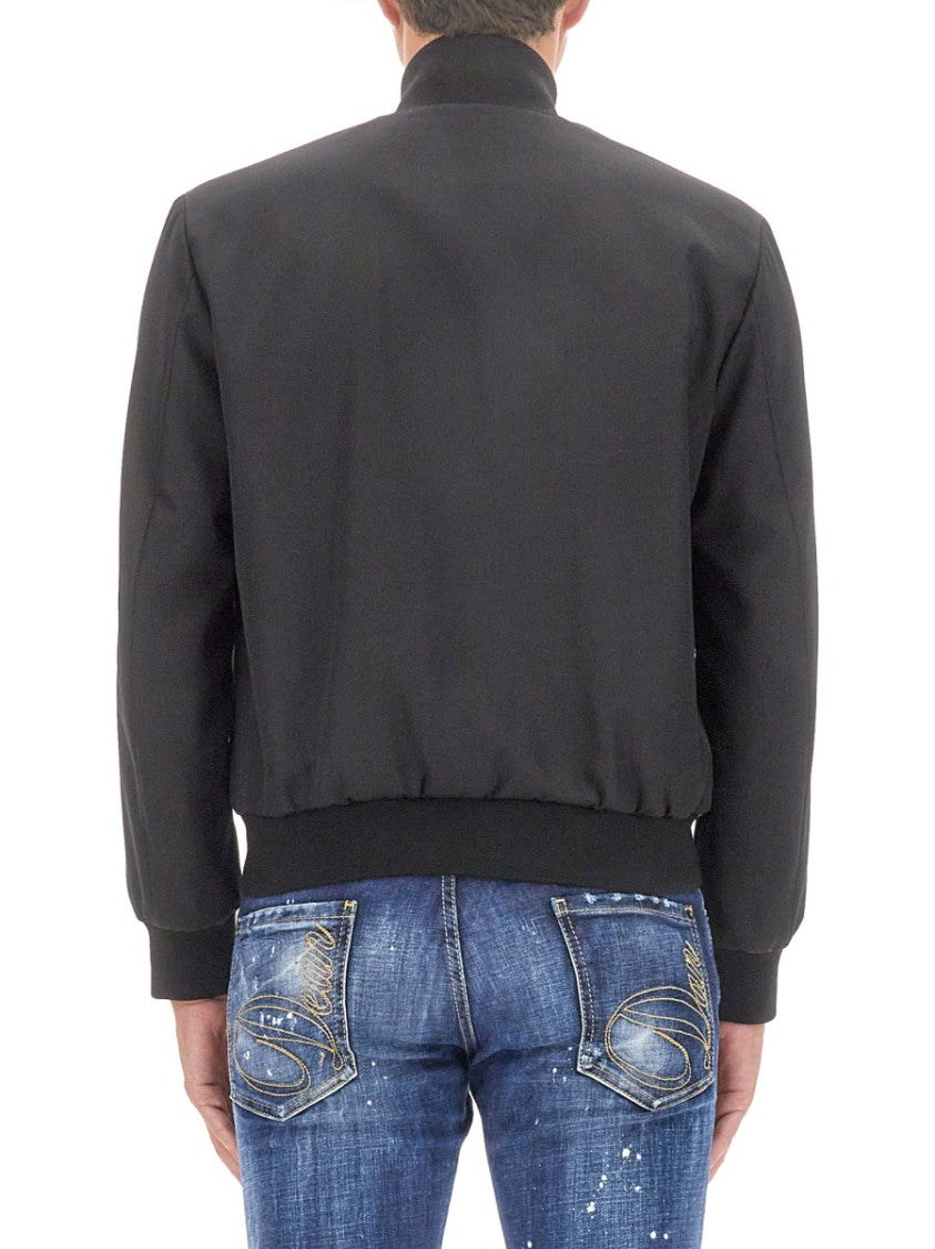 Dsquared2 Black Bomber Jacket