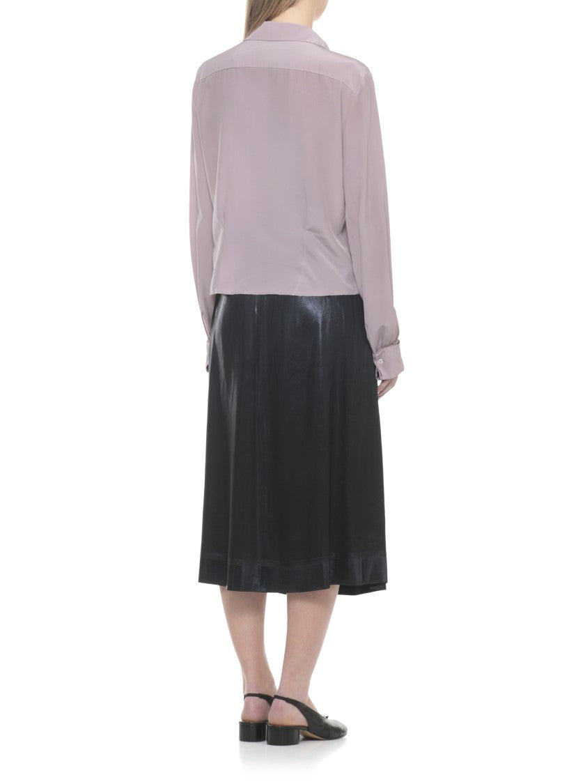Maison Margiela Pink Silk Pocket Shirt