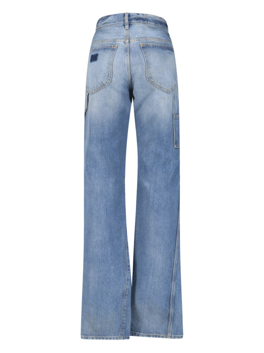 Maison Margiela Classic Blue Jeans With Straight-Leg Cut