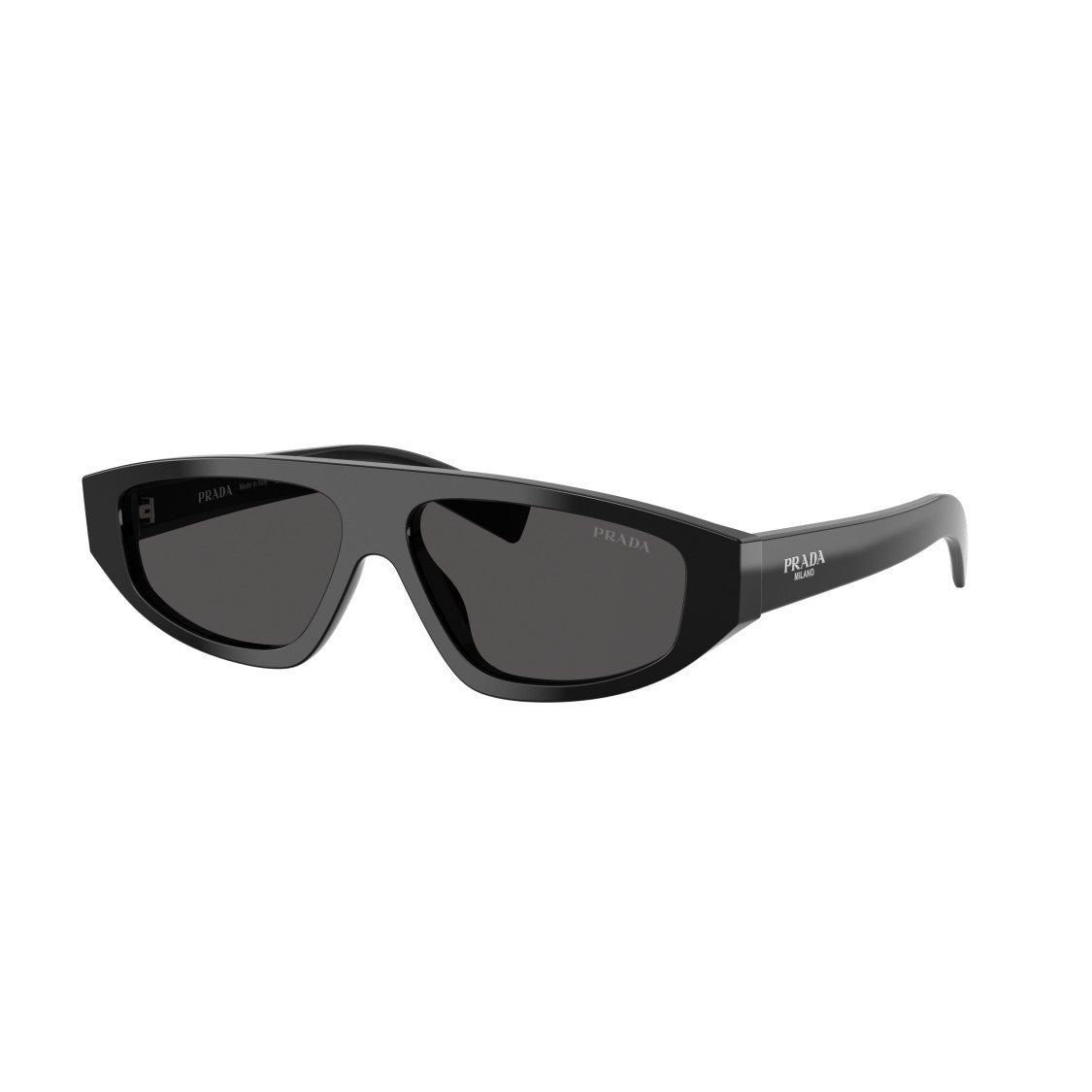 Prada 0Pr C02s Angular Black Sunglasses