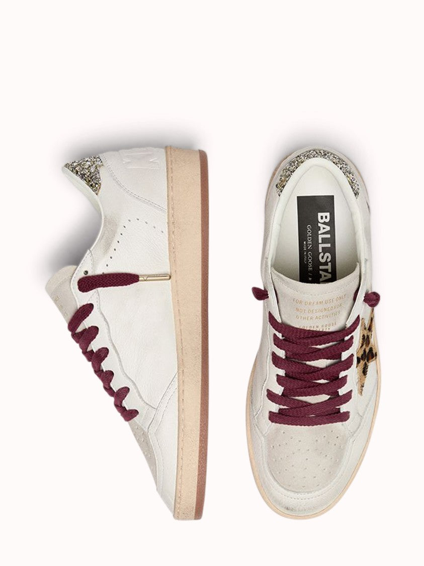 Golden Goose Low-Top Sneakers With Distressed White Leather
