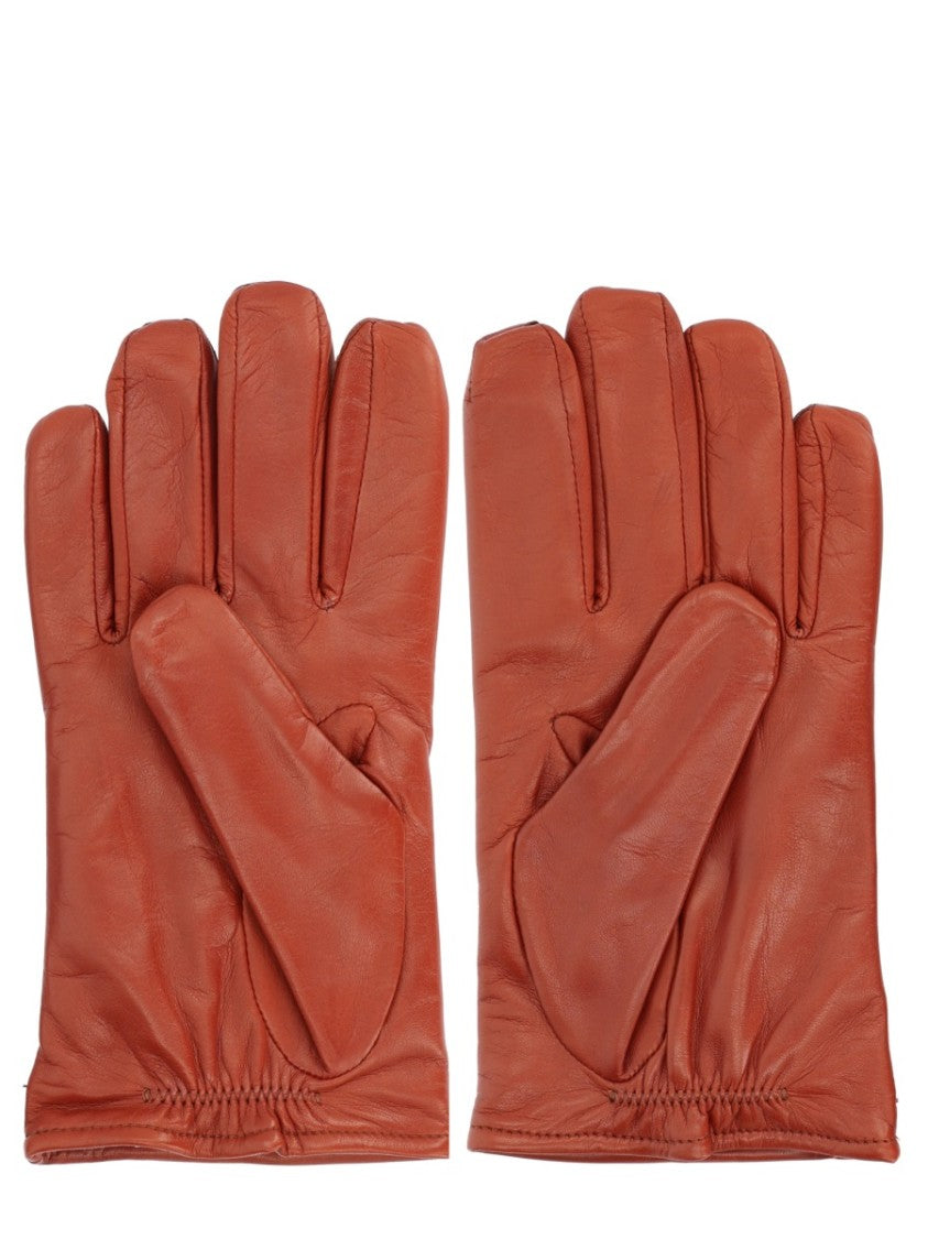 Our Legacy Rich Reddish-Brown Lamb Leather Gloves