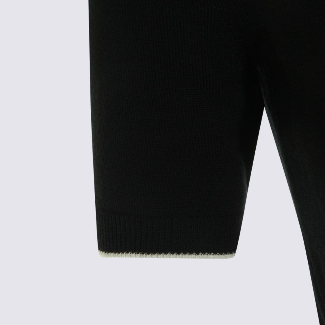 Valentino Fitted Short-Sleeved Sweater With Decorative Bow