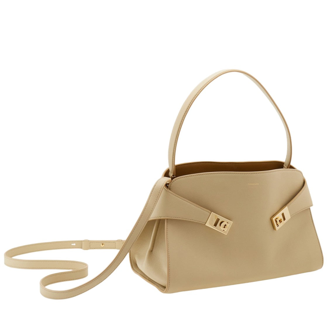 Salvatore Ferragamo Hug Soft Leather Shoulder Bag