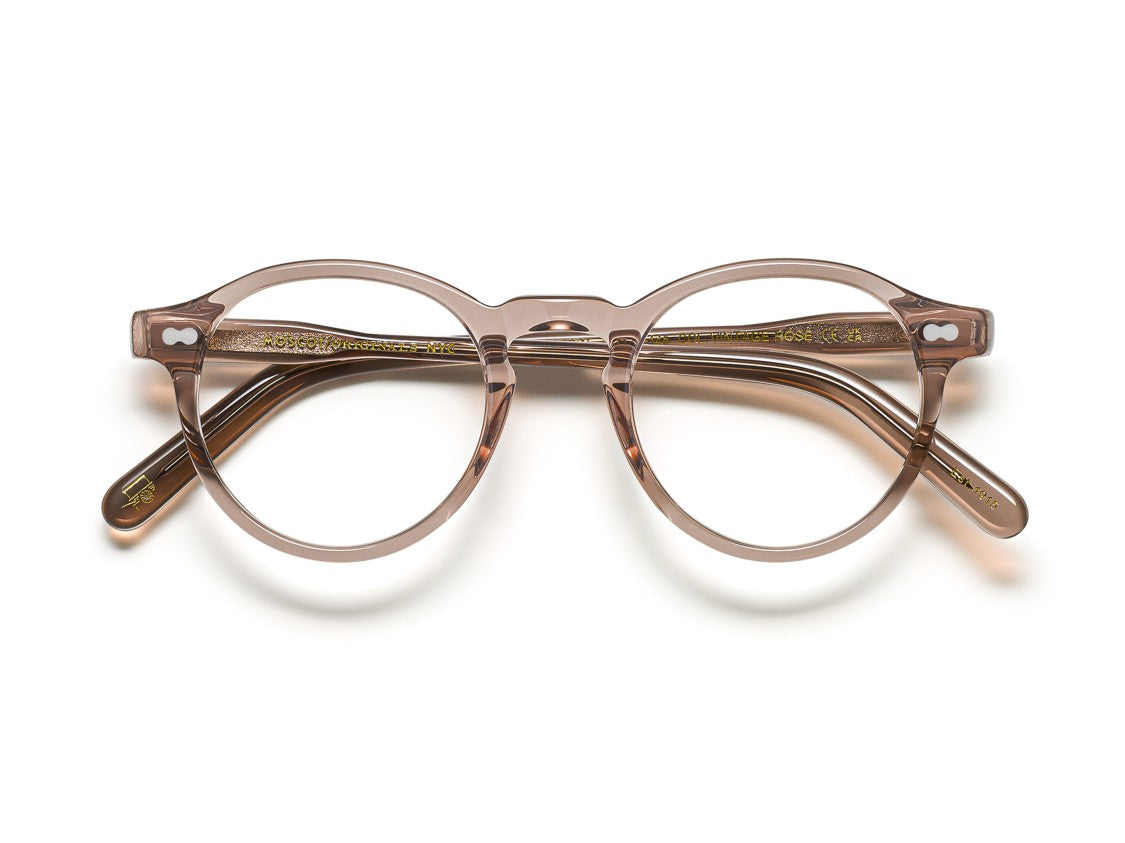 Moscot Translucent Acetate Sunglasses With Keyhole Bridge