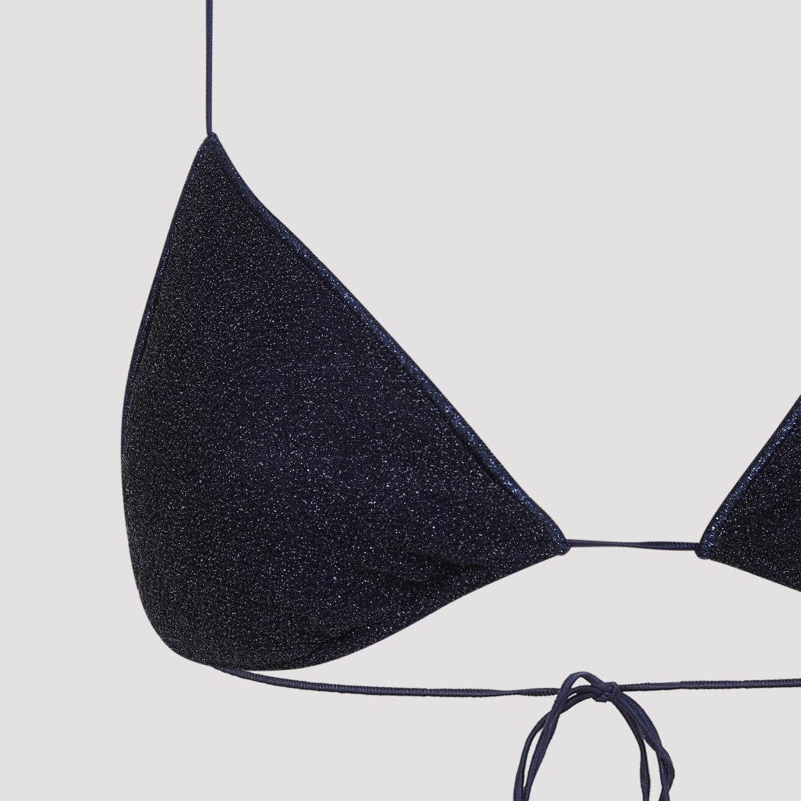 Oséree Shimmering Halterneck Bikini With Low-Rise Bottoms