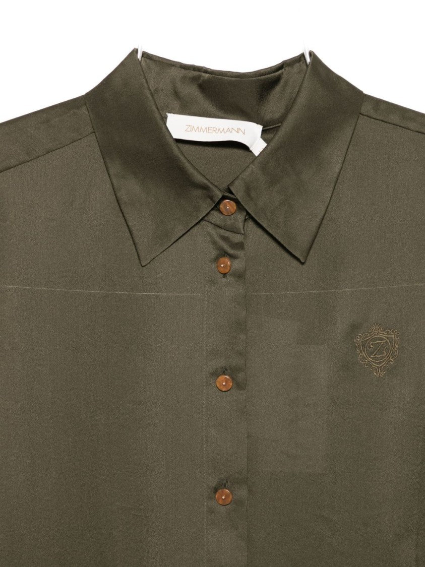 Zimmermann Silk Shirt With Classic Collar
