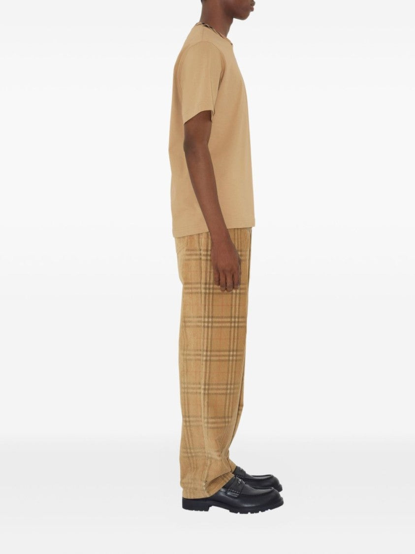 Burberry Sand Ip Check Trousers