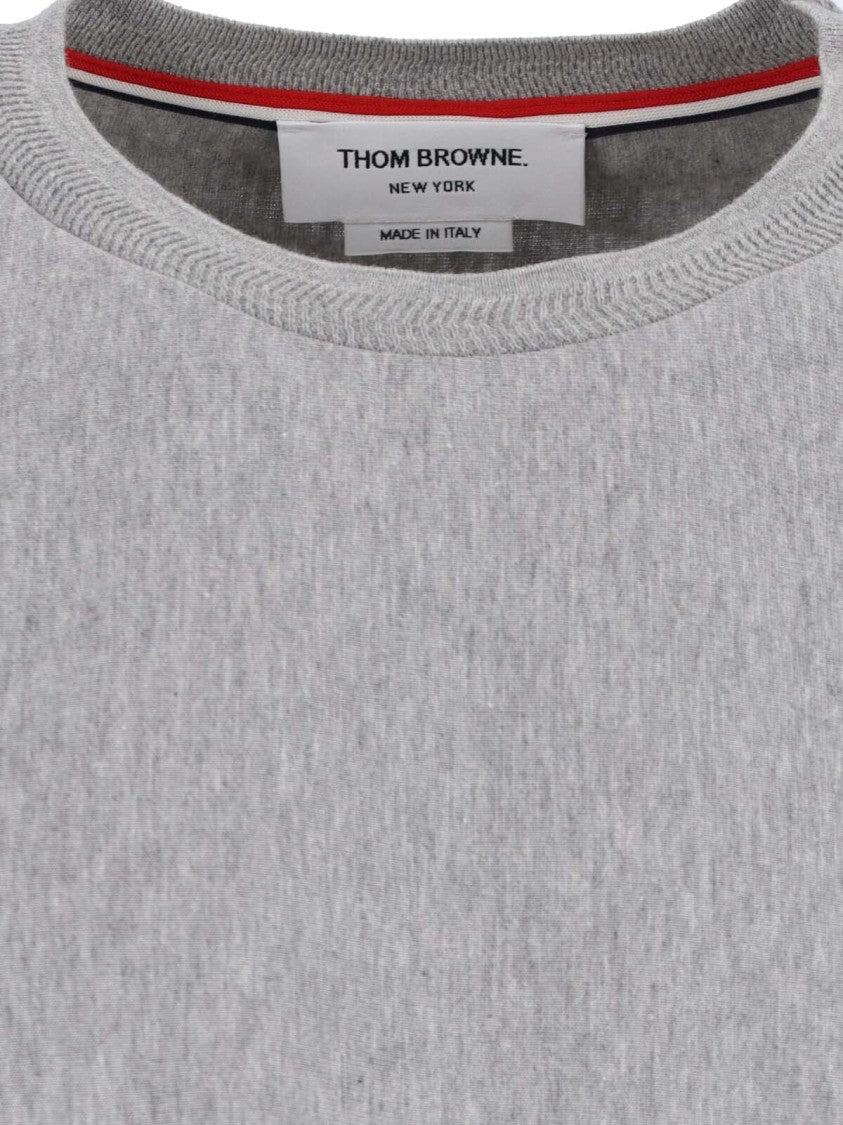 Thom Browne Logo T-Shirt – Grey