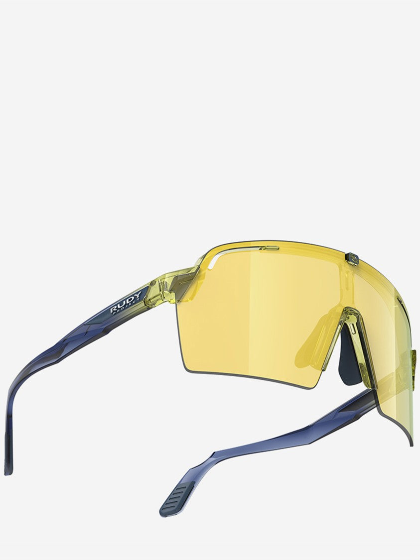 Rudy Project Sporty Semi-Rimless Yellow-Tinted Sunglasses