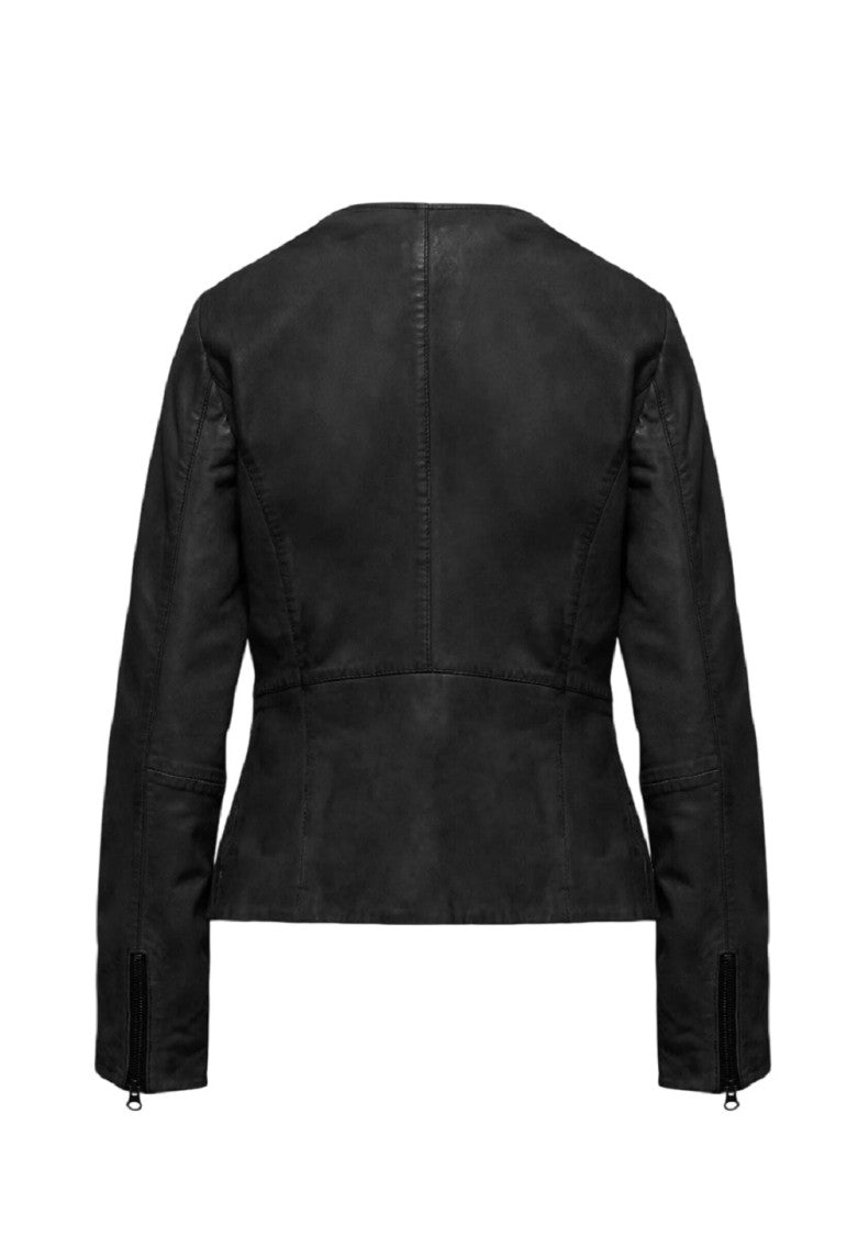 Bomboogie Black Leather Jacket