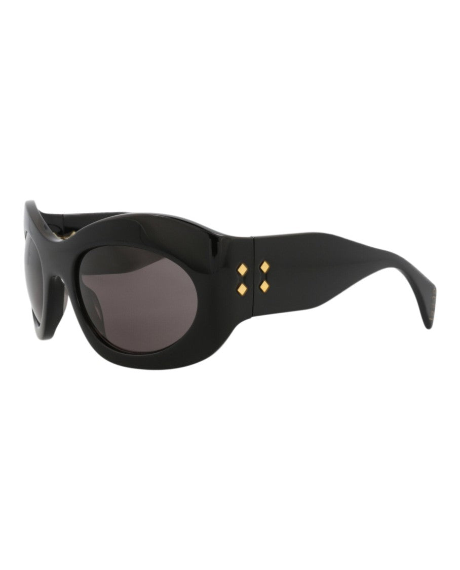 Gucci Shield-Frame Recycled Acetate Sunglasses