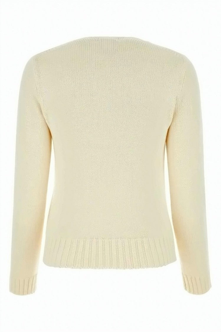Polo Ralph Lauren Iconic Flag Sweater With Ribbed Detailing