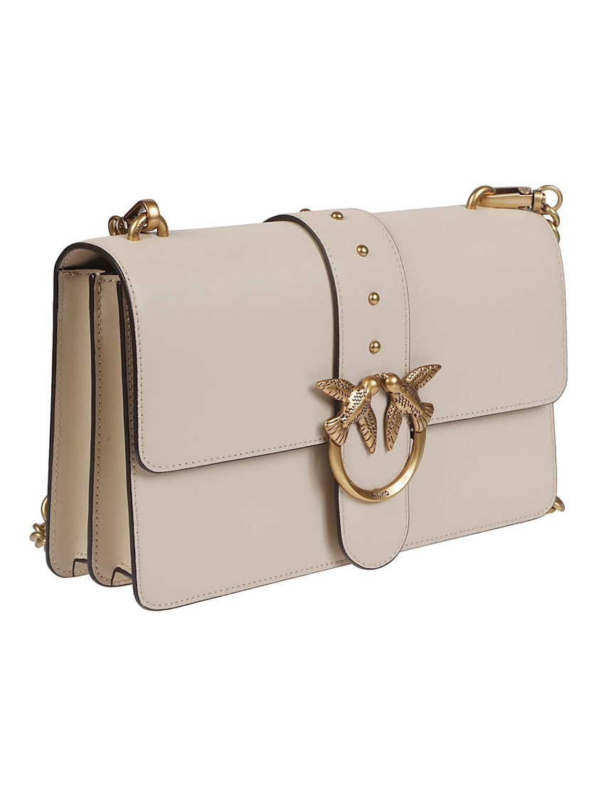 Pinko Love One Classic Rectangular Structured Shoulder Bag