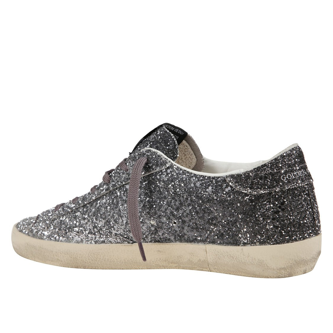 Golden Goose Silver Leather Sneakers