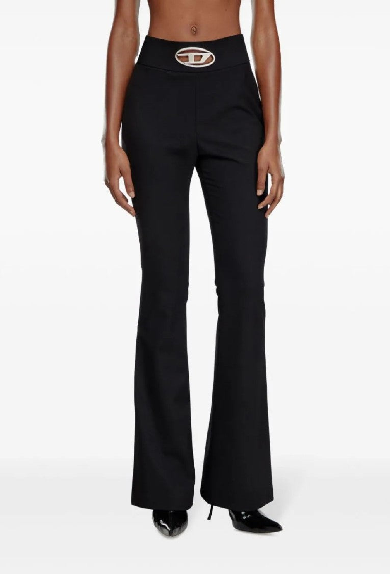 Diesel Flared High-Waist Trousers