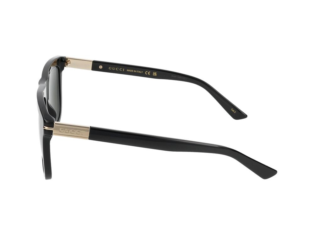 Gucci Sunglasses Gucci Gg1502s 001 Black Black Grey 54/18/145