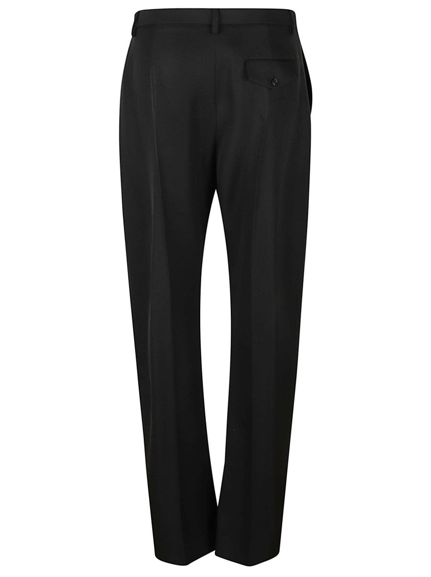 Khaite Tailored Straight-Leg Pants With Structured Waistband
