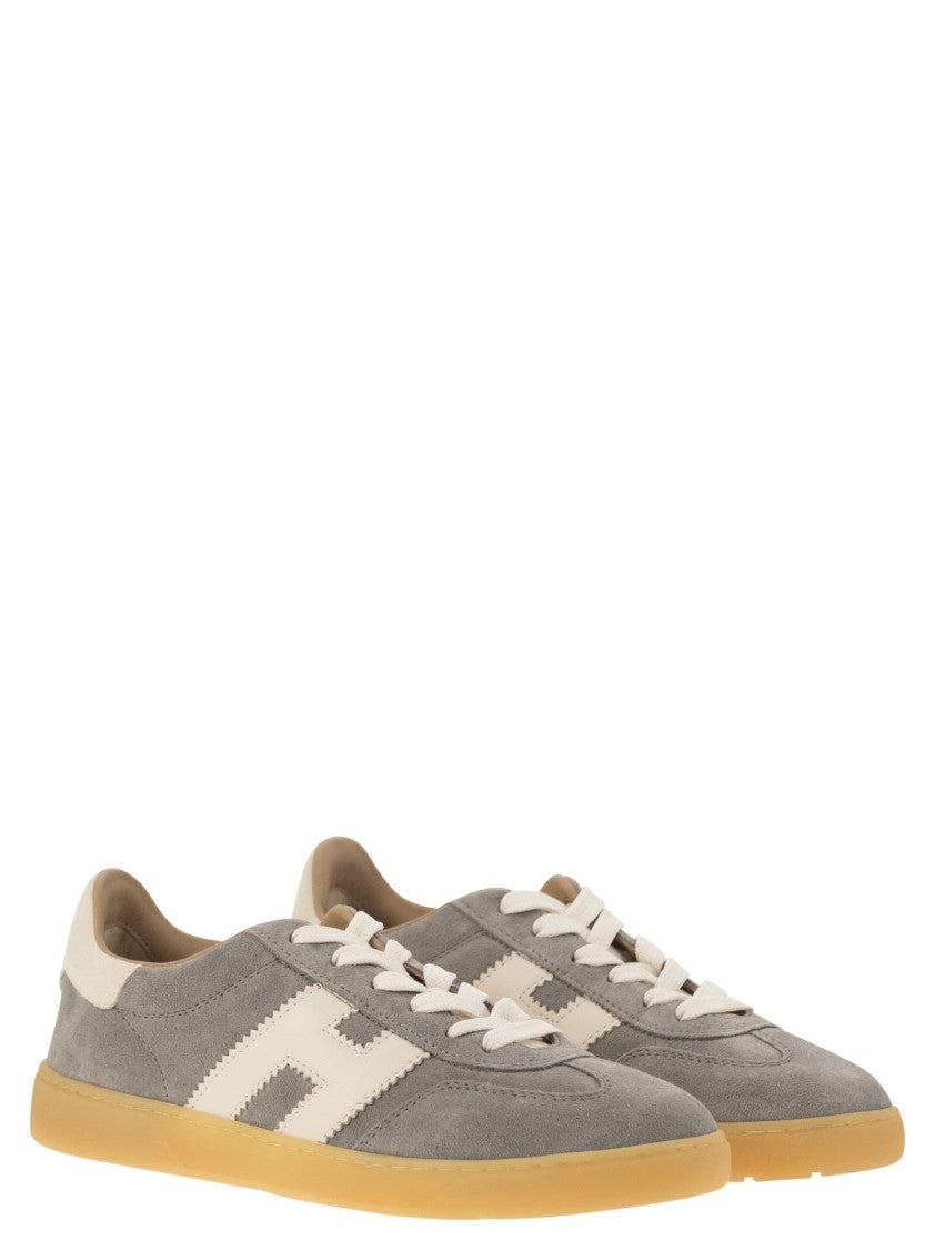 Hogan Suede Cool Sneakers With Nappa Leather Accents