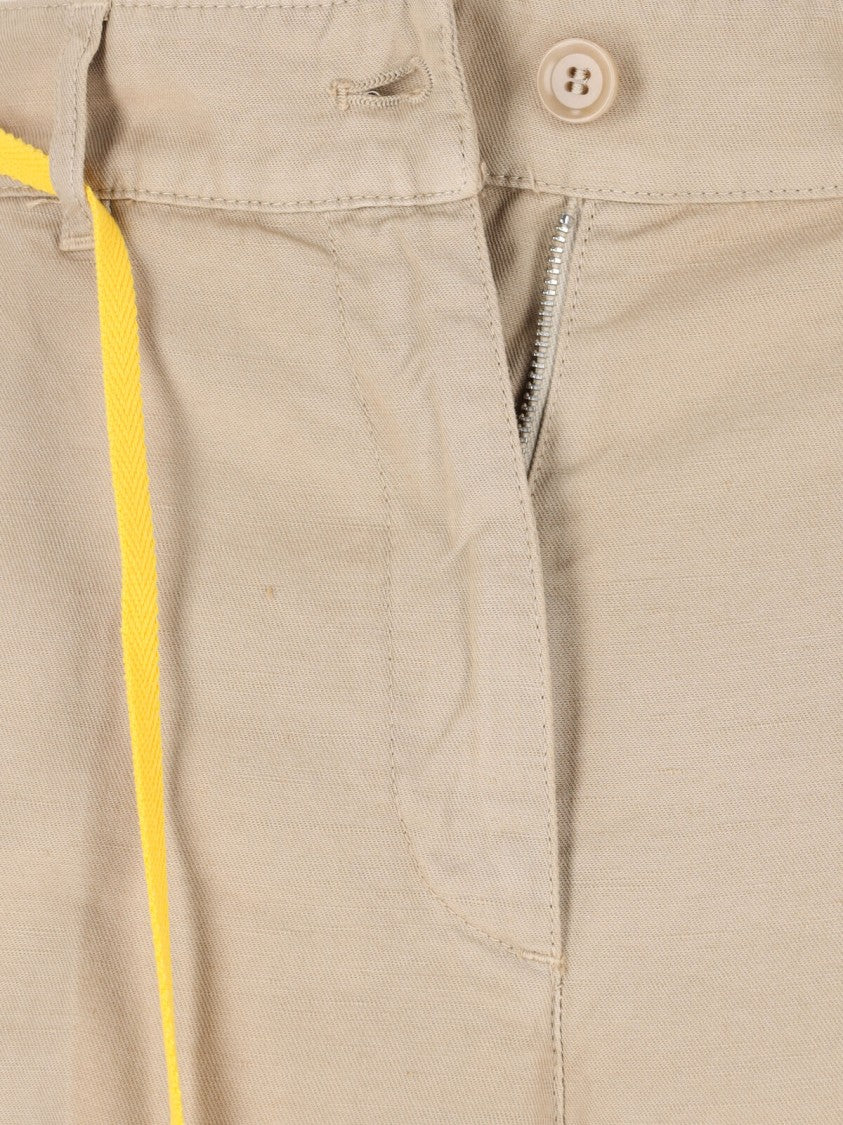 Aspesi Straight-Leg Trousers – Beige