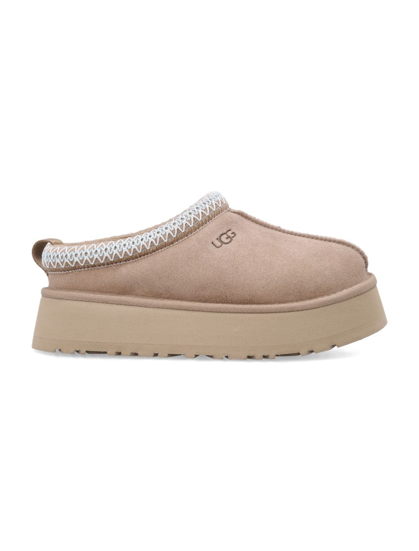 Ugg Tazz Platform Suede Uggbraid Mules