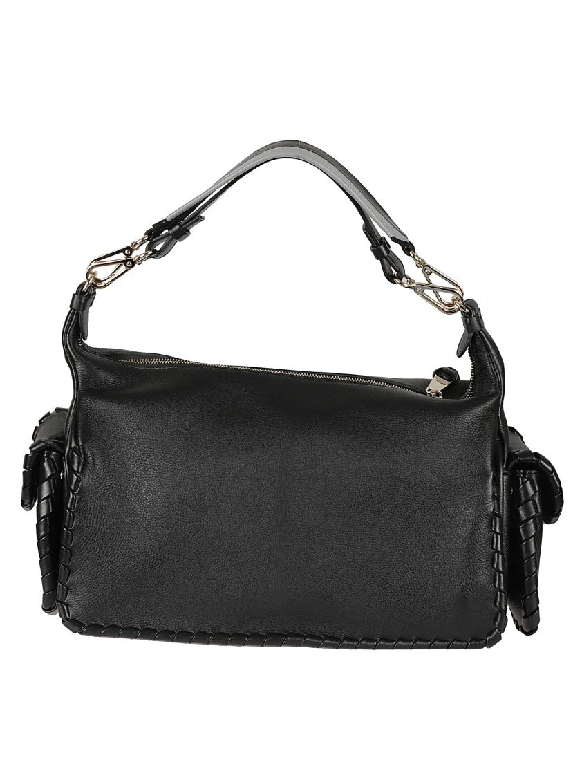 Chloé Rectangular Handbag With Braided Leather Trim