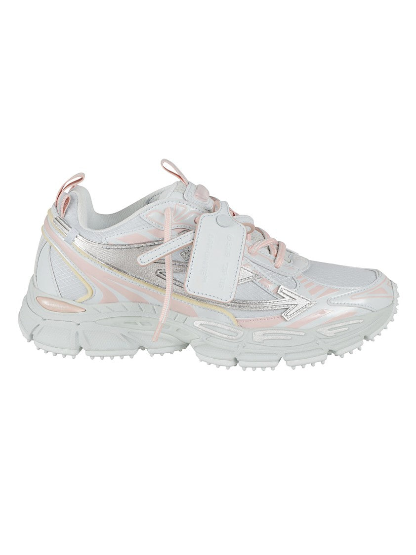 Off-White Layered Design Sneakers With Chunky Sole