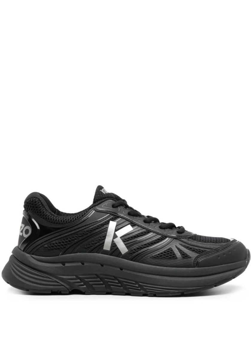 Kenzo Black Mesh Panelled Sneakers