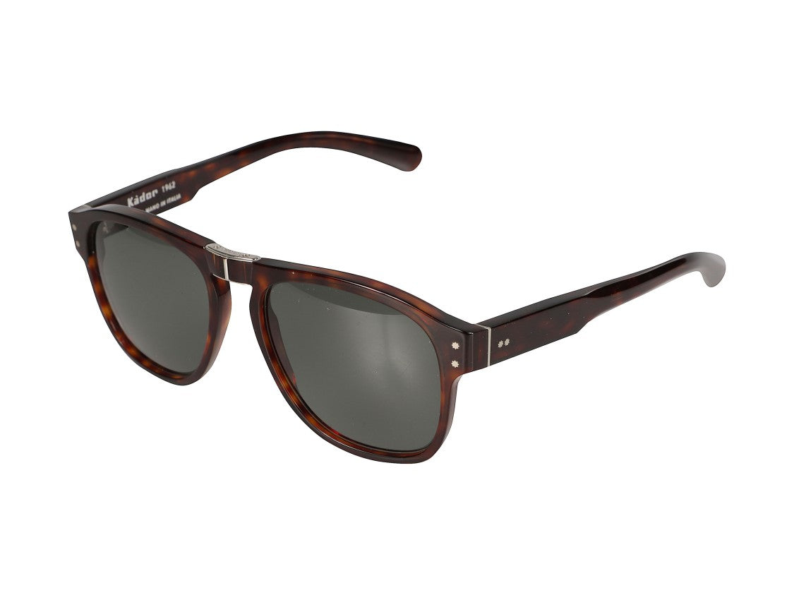 Kador Tortoiseshell Gipsy Flag/N Square Sunglasses
