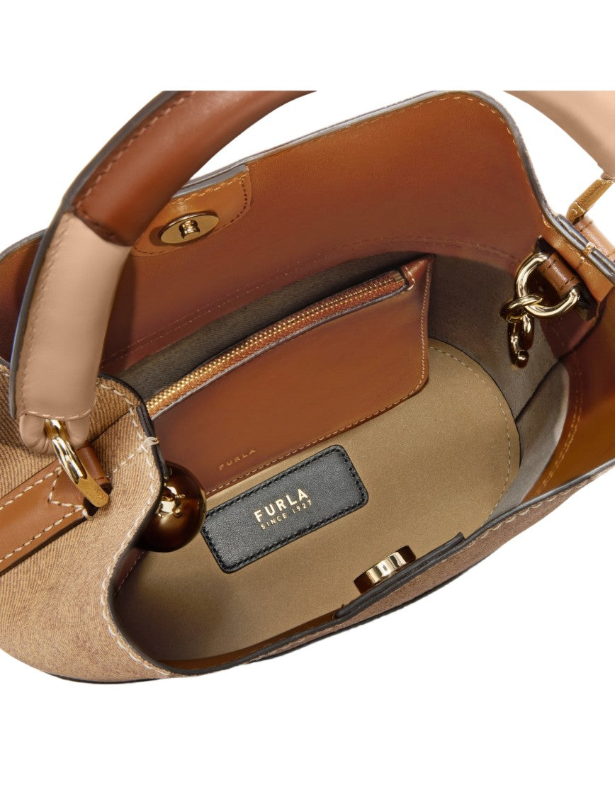 Furla Sfera S Bucket Bag In Leather