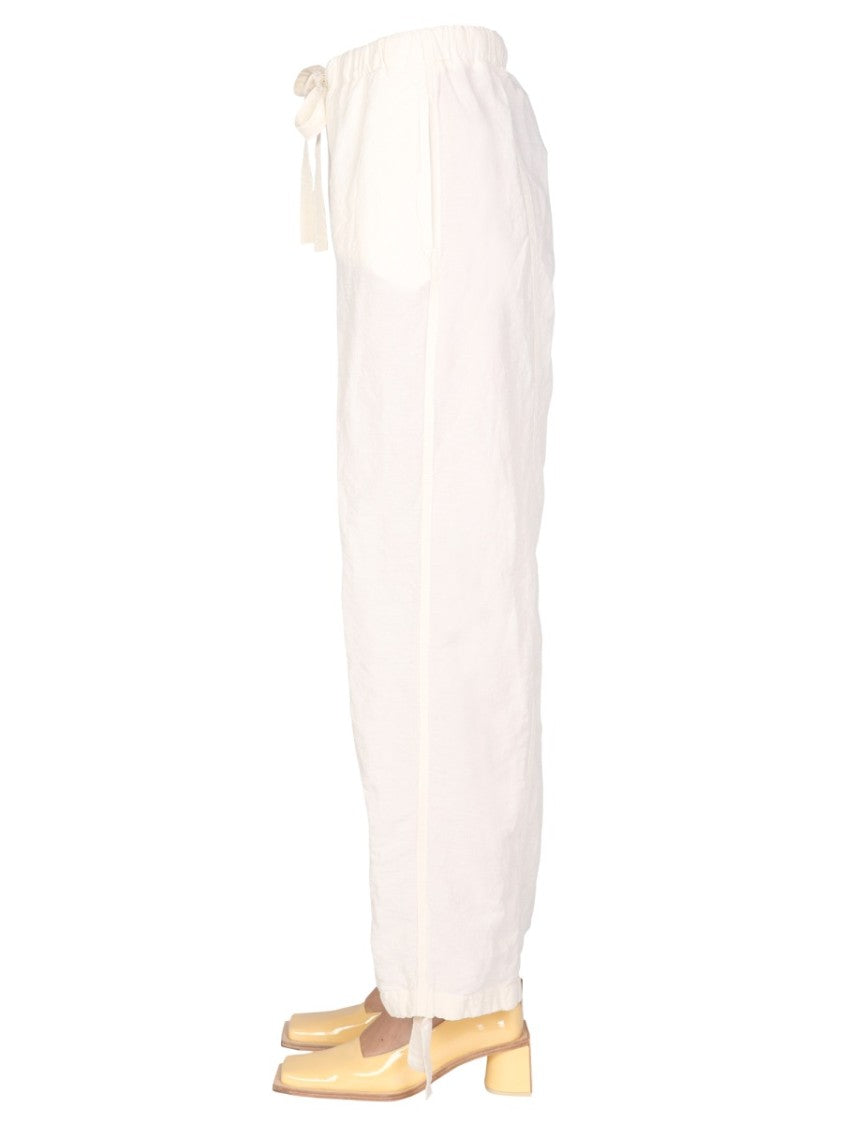 Jil Sander Relaxed Fit Trousers With Drawstring Waist