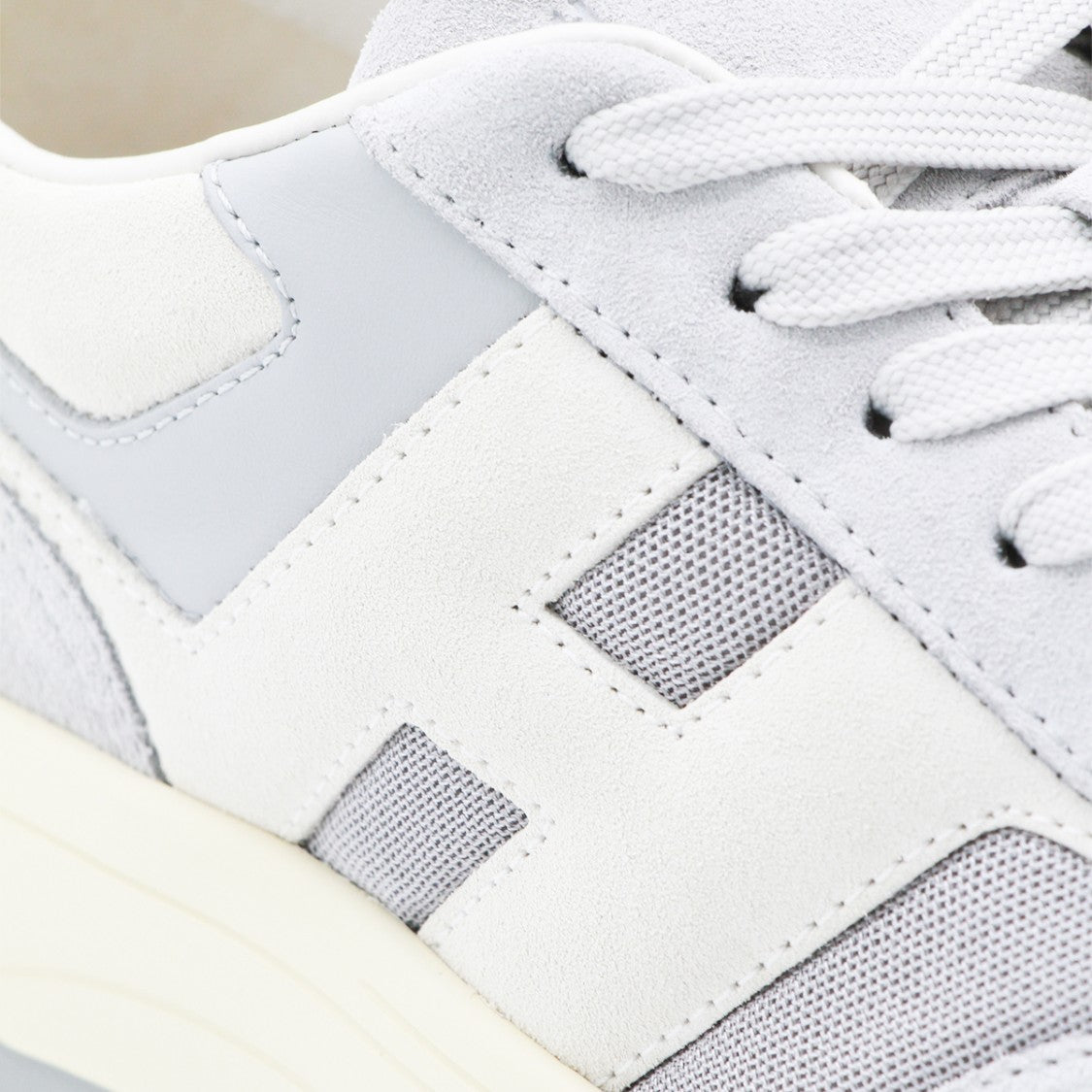 Hogan Grey Leather Sneakers