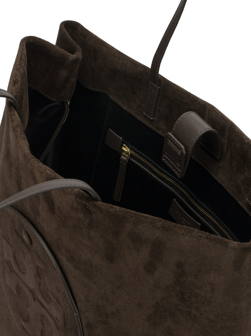 Tory Burch Spacious Suede Shoulder Bag