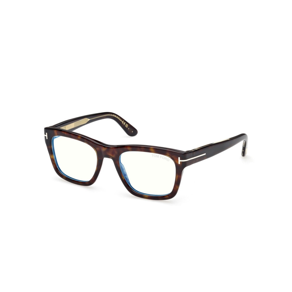 Tom Ford Ft6076-B Rectangular Tortoiseshell Acetate Eyeglasses