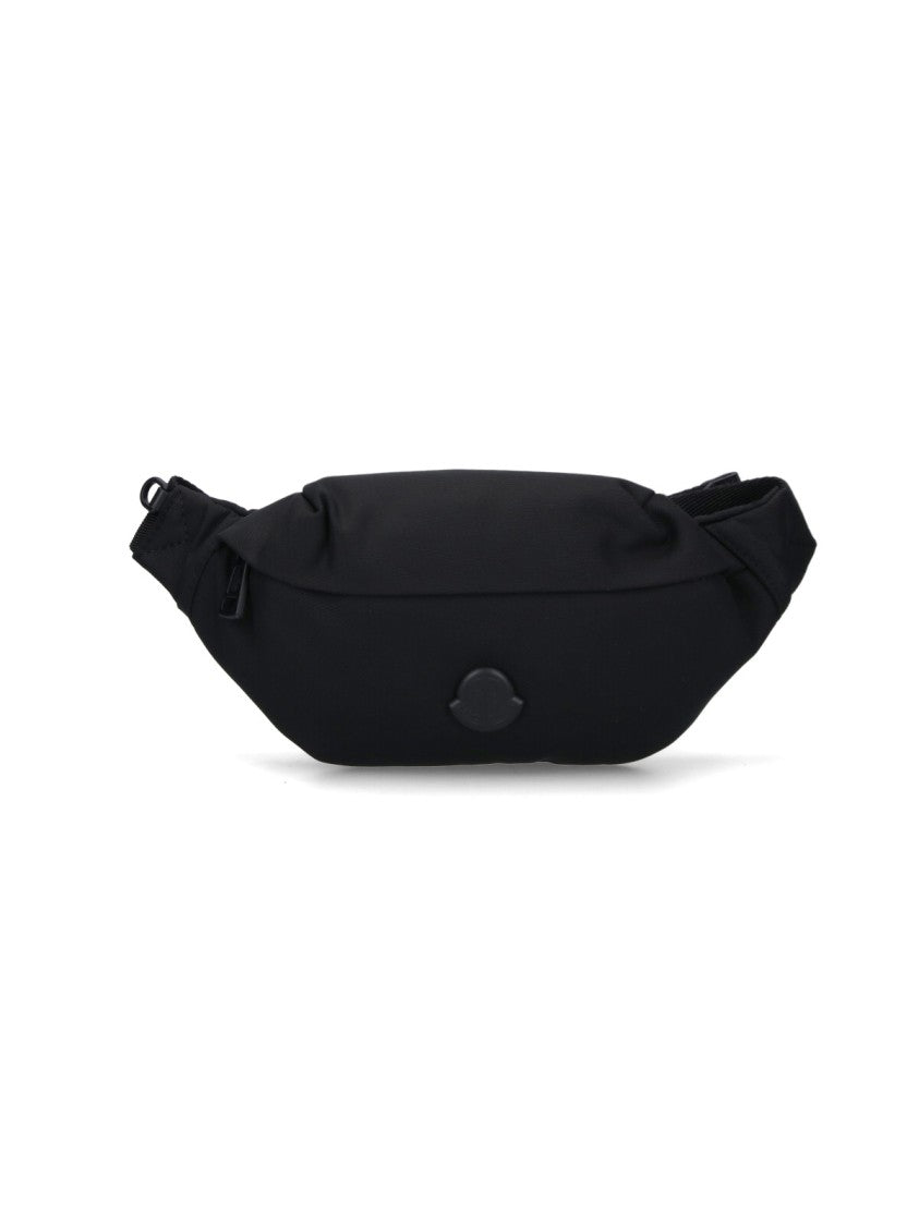 Moncler Black Durance Nylon Waist Bag