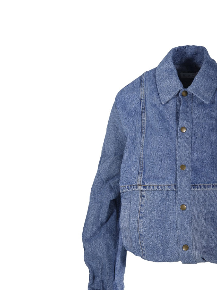 E.L.V. Denim Kara Bomber Jacket