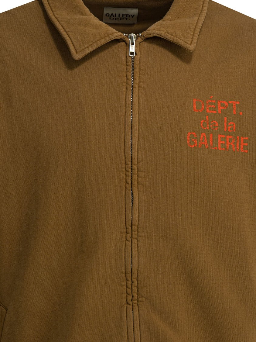 Gallery Dept. Boxy Beige Jacket With Zipper Closure