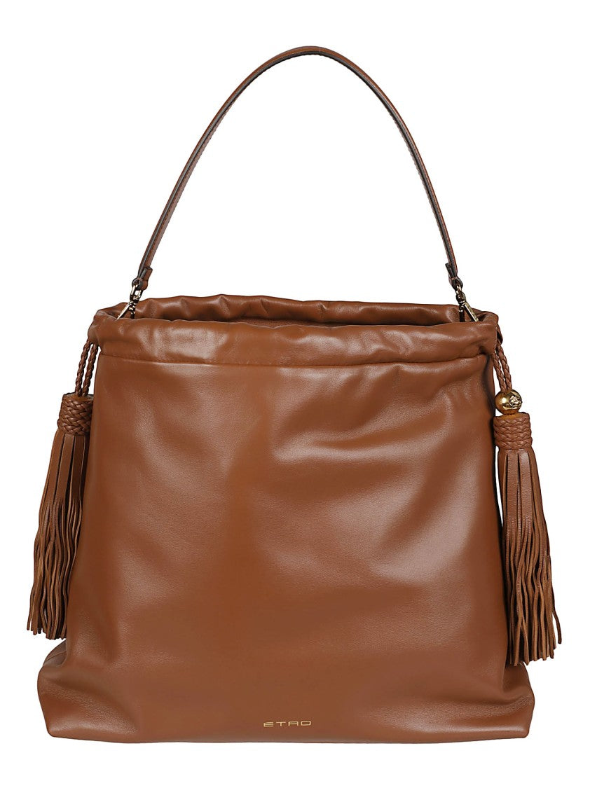 Etro Spacious Kalispera Shopping Bag With Braided Tassels