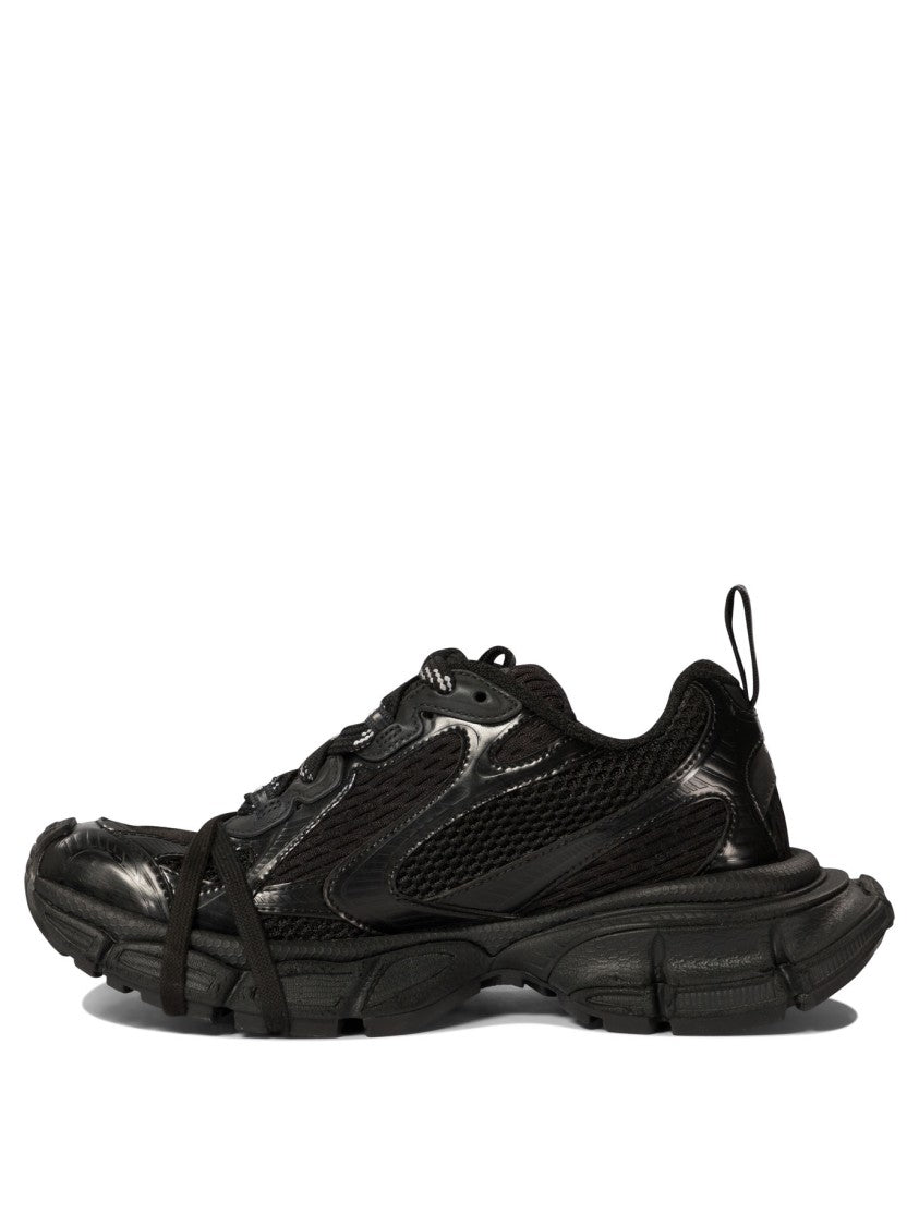 Balenciaga Voluminous Black Sneakers With Reflective Detailing