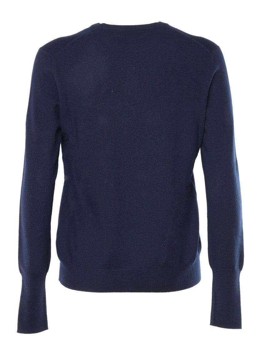 Ballantyne Fine-Knit Cashmere Pullover With Round Neckline