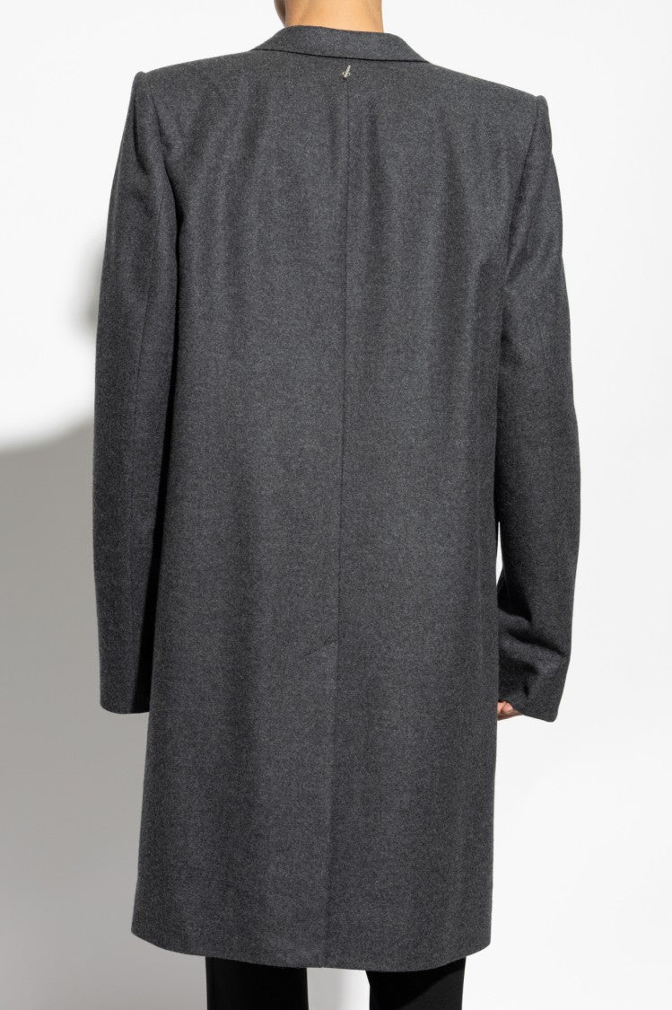 Alexander Mcqueen Cutout Wool Coat