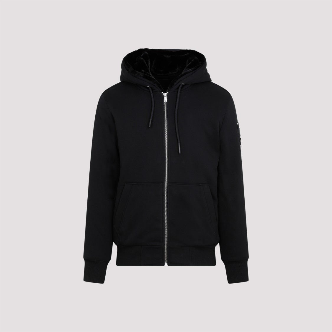 Moose Knuckles Black Classic Bunny 3 Hoodie