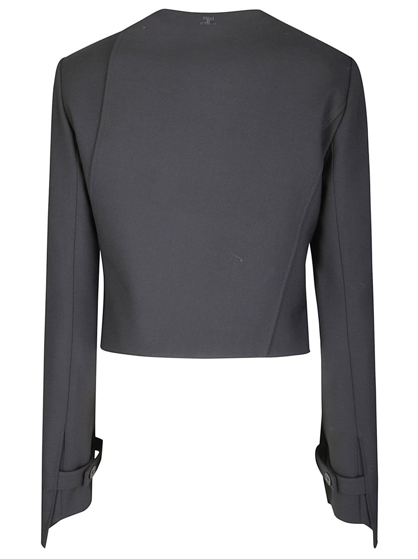 Courrèges Oblique Polywool Tailored Jacket