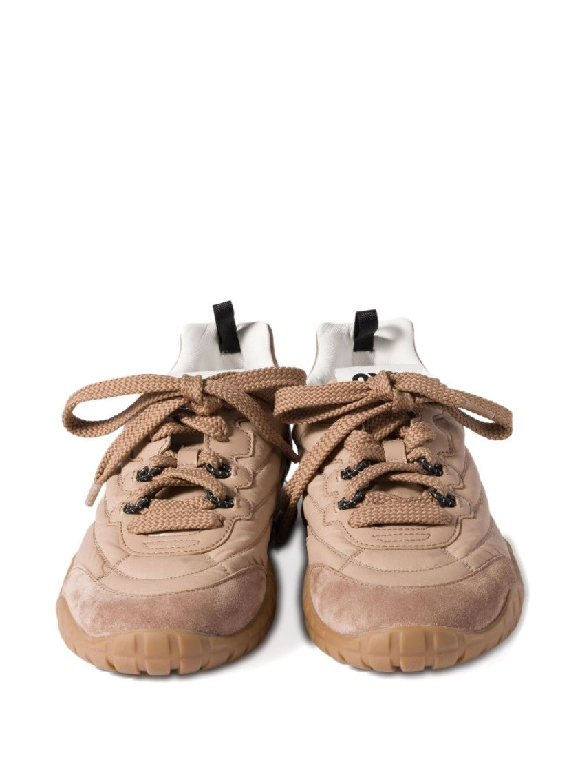 Miu Miu Sleek Suede Flat Sneakers