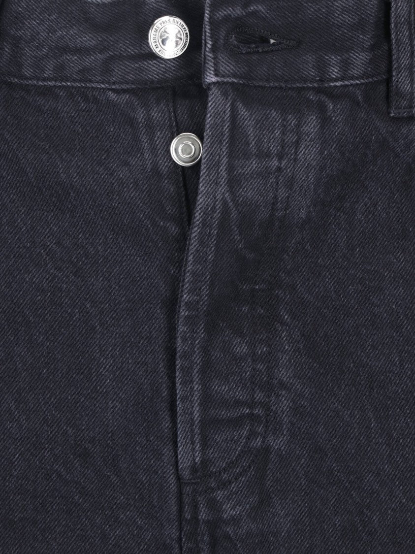 A.P.C. Black Straight-Leg Organic Cotton Jeans
