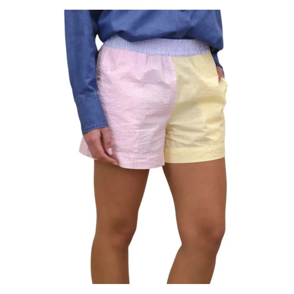 Mc2 Saint Barth Multicolor Meave Cotton Shorts
