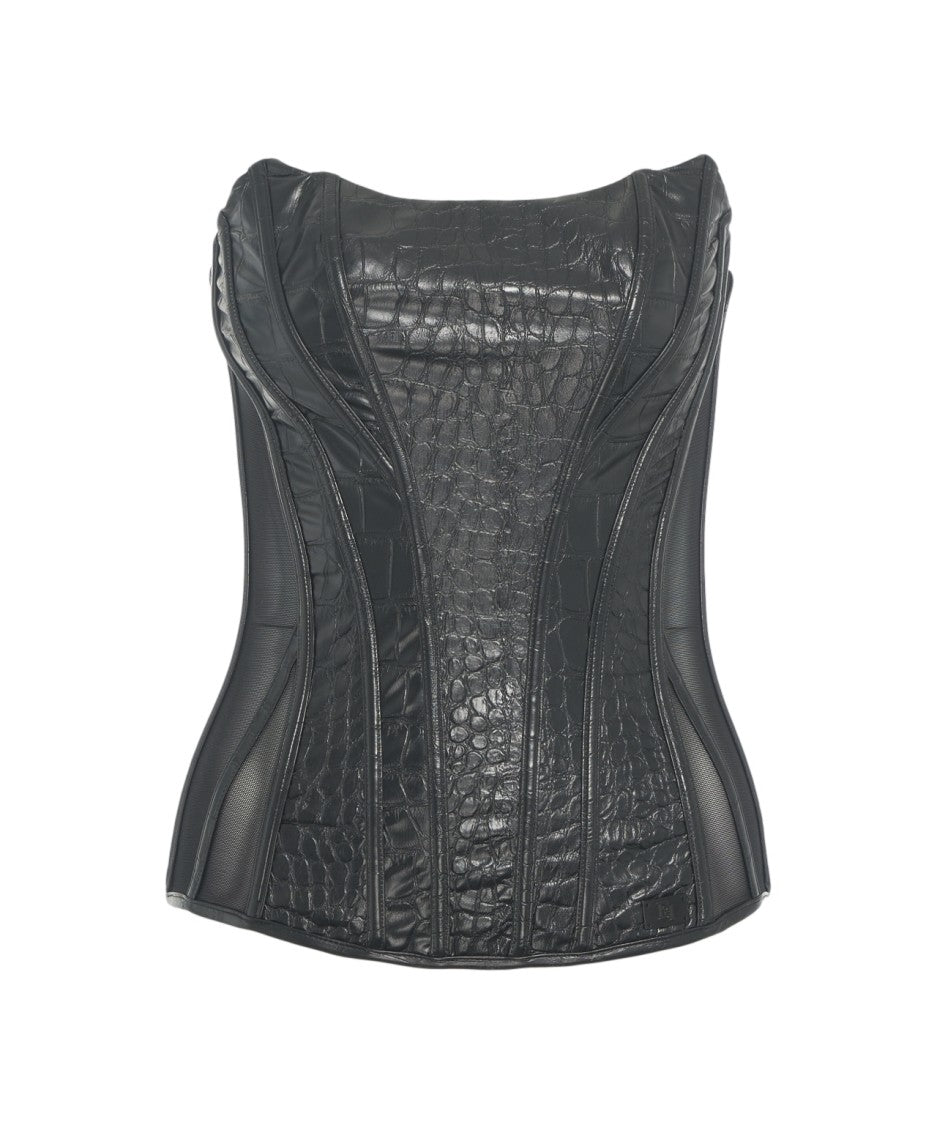 Elisabetta Franchi Crocodile Print Top