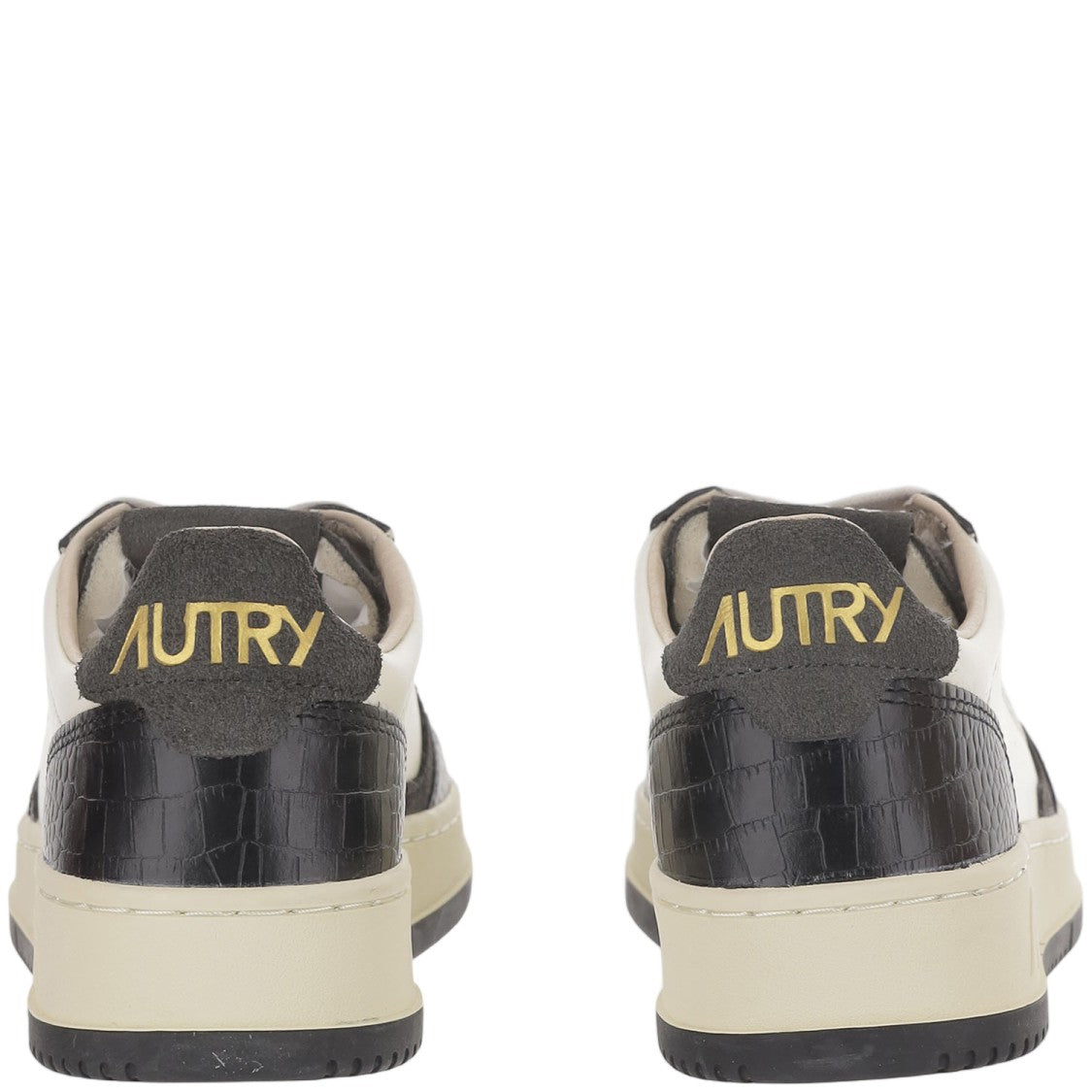 Autry Medalist Low Leather Sneakers With Contrasting Panels
