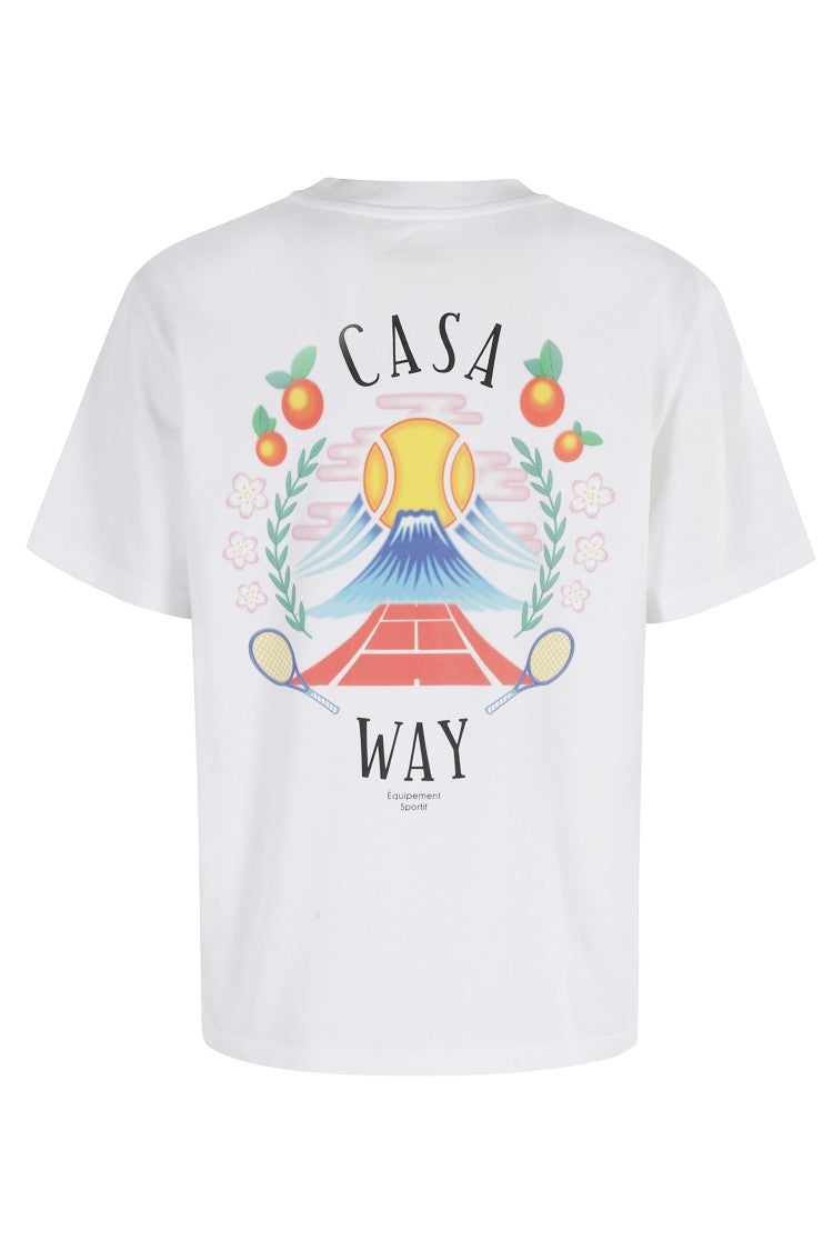 Casablanca Tennis Club Icon Printed Tshirt