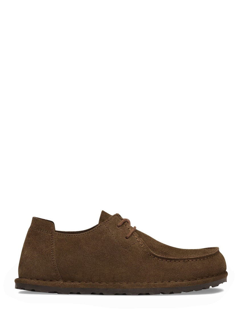 Birkenstock Carafe Utti Lace N Moccasin Lace-Up Suede Flats